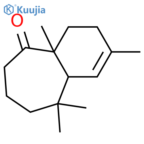 5H-Benzocyclohepten-5-one,3,4,4a,6,7,8,9,9a-octahydro-2,4a,9,9-tetramethyl-, (4aR,9aR)-rel-(+)- structure