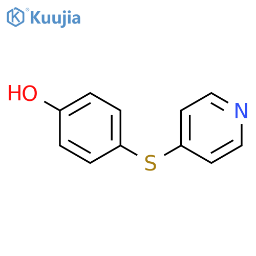 4-(Pyridin-4-ylsulfanyl)phenol structure