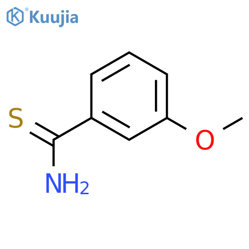 3-Methoxybenzenecarbothioamide structure