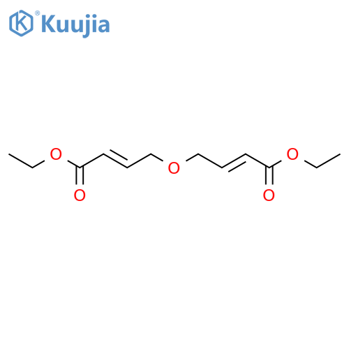 2-BUTENOIC ACID, 4,4'-OXYBIS-, DIETHYL ESTER structure