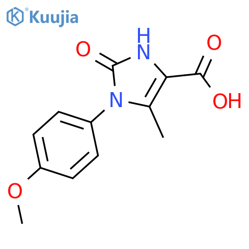 1-(4-Methoxyphenyl)-5-methyl-2-oxo-2,3-dihydro-1H-imidazole-4-carboxylic acid structure