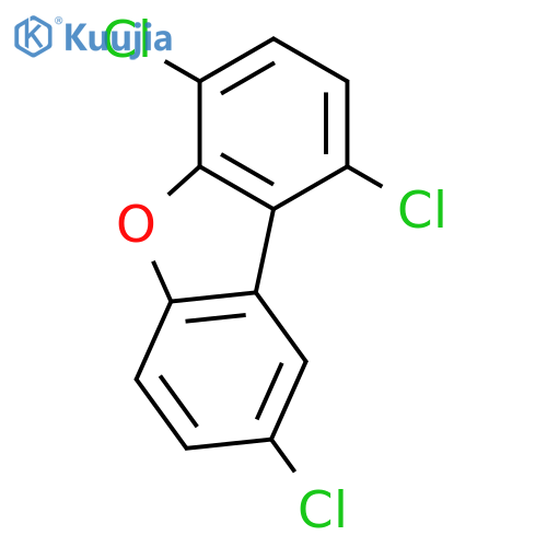 Dibenzofuran,1,4,8-trichloro- structure