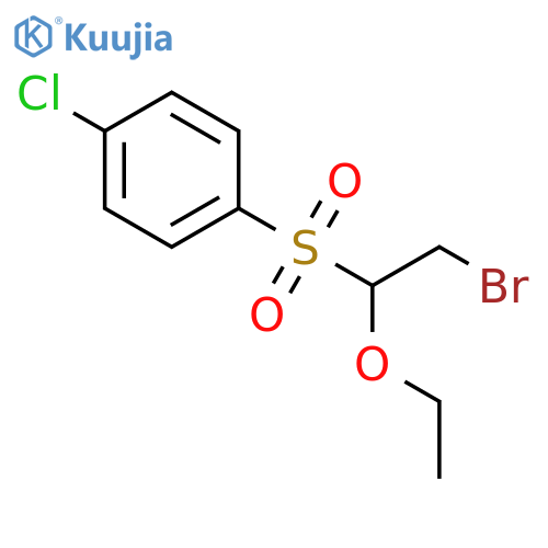 Benzene, 1-[(2-bromo-1-ethoxyethyl)sulfonyl]-4-chloro- structure