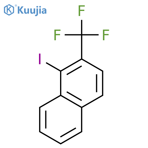 NAPHTHALENE, 1-IODO-2-(TRIFLUOROMETHYL)- structure