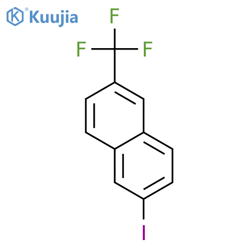 NAPHTHALENE, 2-IODO-6-(TRIFLUOROMETHYL)- structure