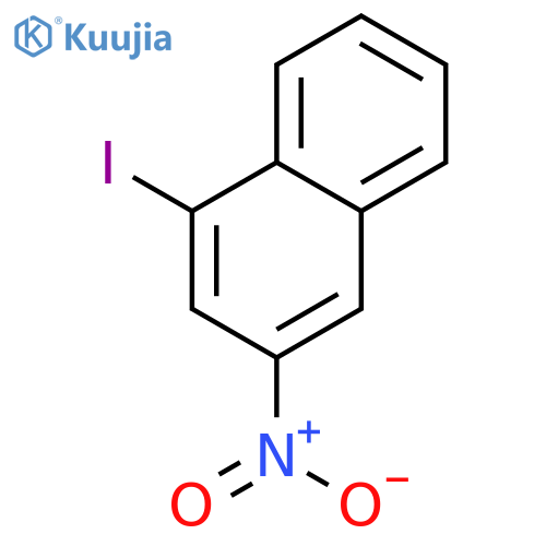 Naphthalene, 1-iodo-3-nitro- structure