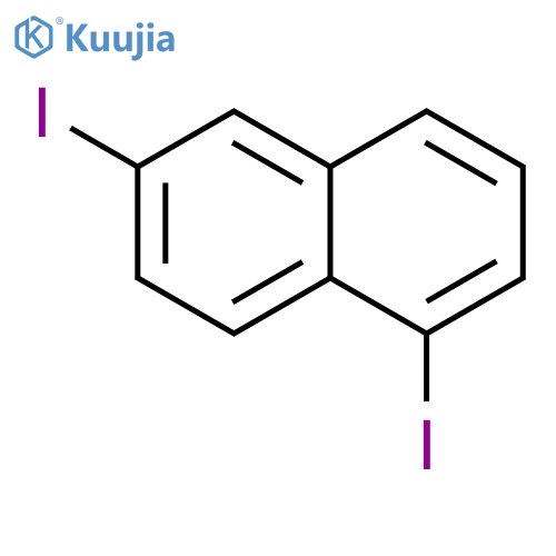 Naphthalene, 1,6-diiodo- structure