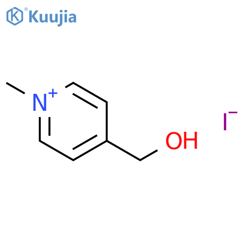 4-(Hydroxymethyl)-1-methylpyridinium iodide structure