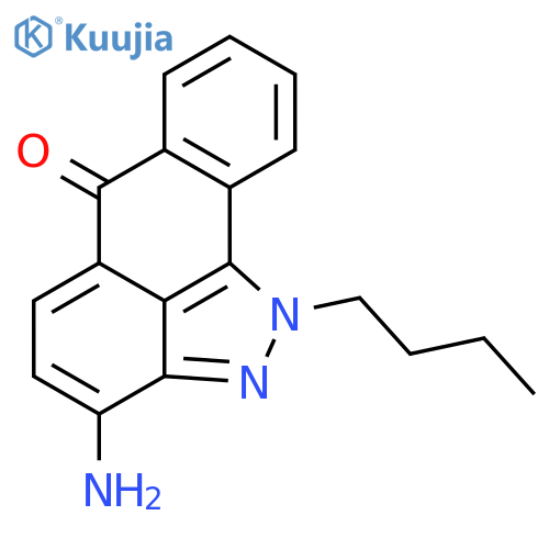 ANTHRA[1,9-CD]PYRAZOL-6(1H)-ONE, 3-AMINO-1-BUTYL- structure