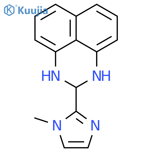 1H-Perimidine, 2,3-dihydro-2-(1-methyl-1H-imidazol-2-yl)- structure