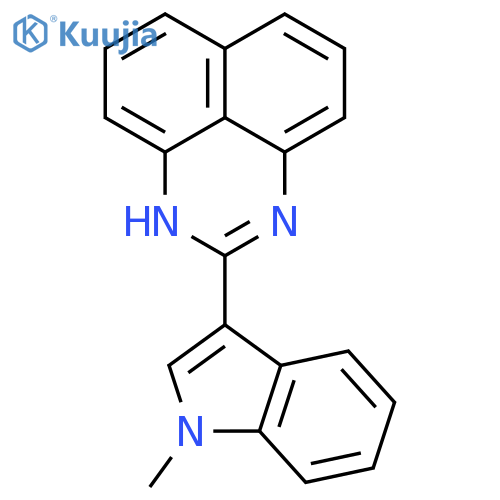 1H-Perimidine, 2-(1-methyl-1H-indol-3-yl)- structure