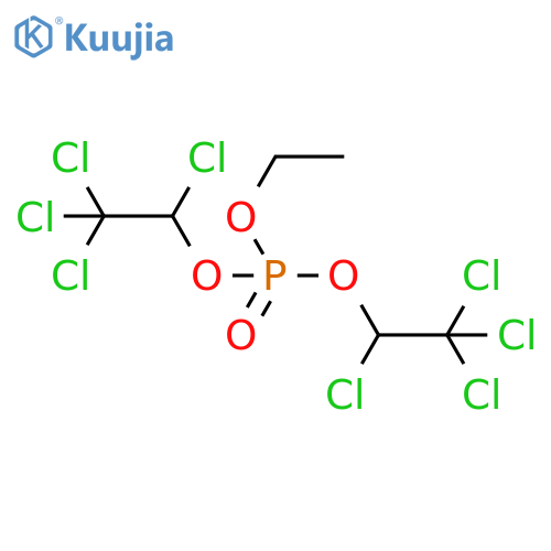 PHOSPHORIC ACID, ETHYL BIS(1,2,2,2-TETRACHLOROETHYL) ESTER structure