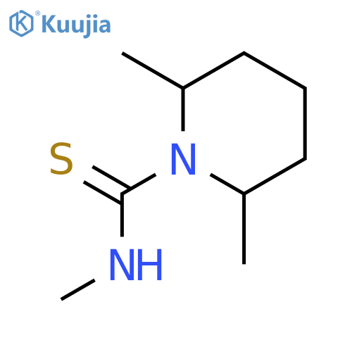 1-PIPERIDINECARBOTHIOAMIDE, N,2,6-TRIMETHYL- structure