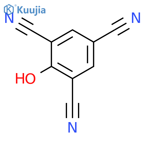 2-hydroxybenzene-1,3,5-tricarbonitrile structure