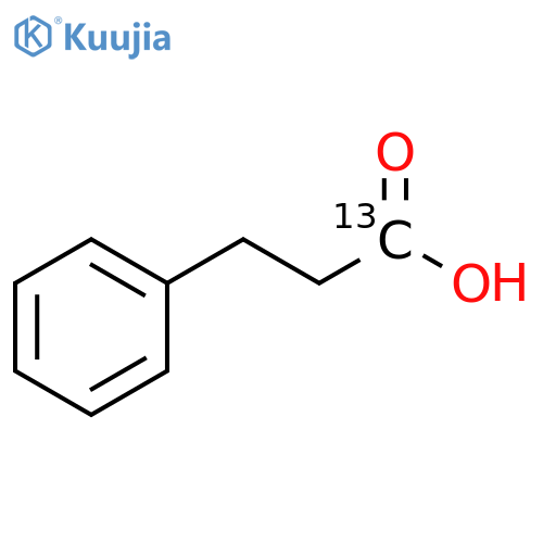 HYDROCINNAMIC ACID(1-13C, 99%) structure