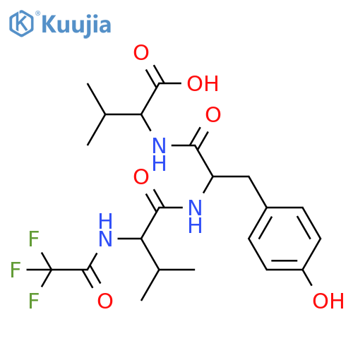L-Valine,N-(2,2,2-trifluoroacetyl)-L-valyl-L-tyrosyl- structure