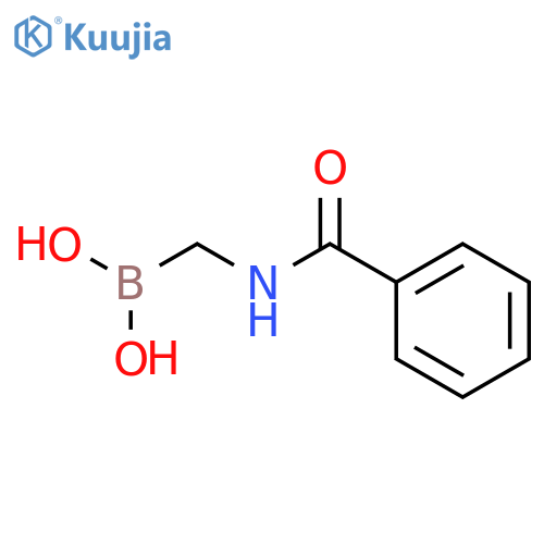 Boronic acid,[(benzoylamino)methyl]- (9CI) structure