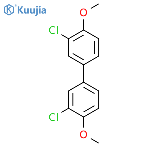 1,1'-Biphenyl, 3,3'-dichloro-4,4'-dimethoxy- structure