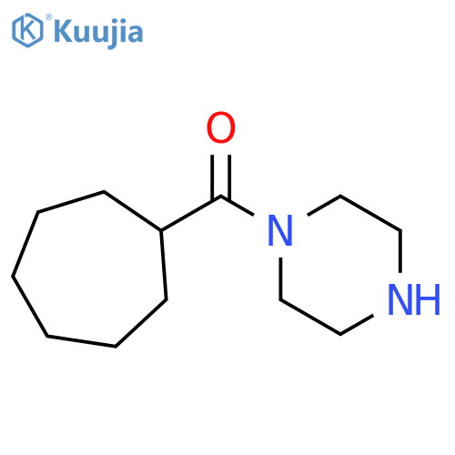 PIPERAZINE, 1-(CYCLOHEPTYLCARBONYL)- structure