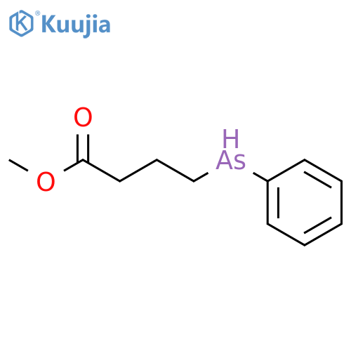 Butanoic acid, 4-(phenylarsino)-, methyl ester structure