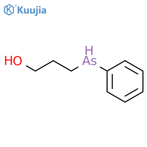1-Propanol, 3-(phenylarsino)- structure
