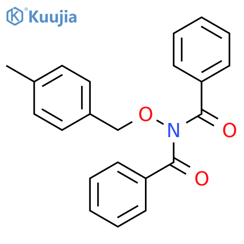 BENZAMIDE, N-BENZOYL-N-[(4-METHYLPHENYL)METHOXY]- structure