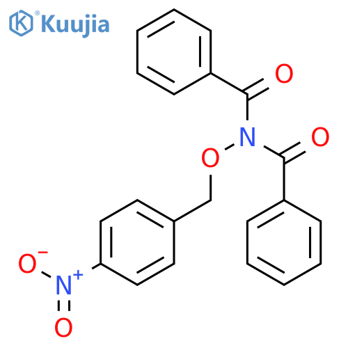 Benzamide, N-benzoyl-N-[(4-nitrophenyl)methoxy]- structure