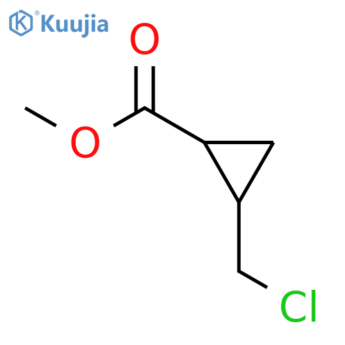 CYCLOPROPANECARBOXYLIC ACID, 2-(CHLOROMETHYL)-, METHYL ESTER structure