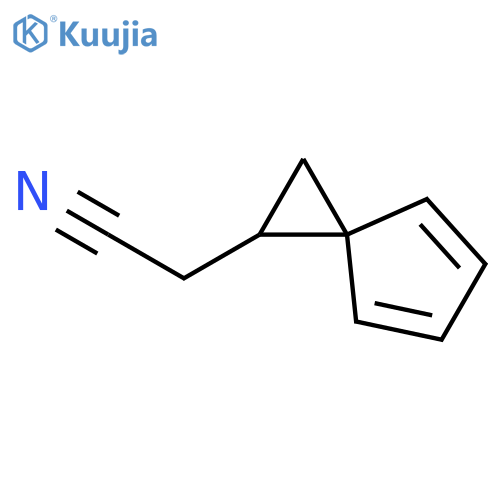 SPIRO[2.4]HEPTA-4,6-DIENE-1-ACETONITRILE structure