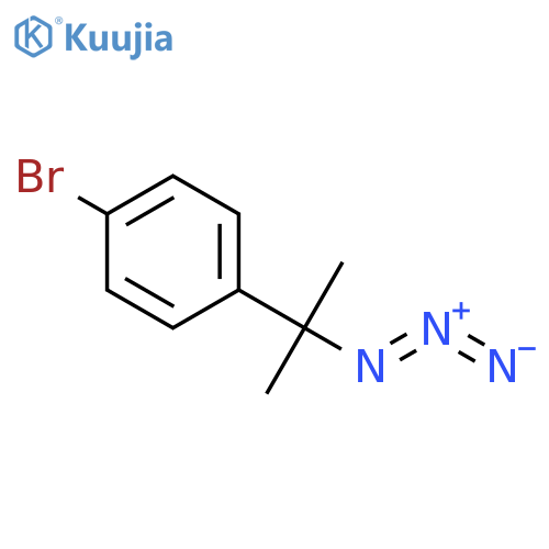 1-(2-azidopropan-2-yl)-4-bromobenzene structure