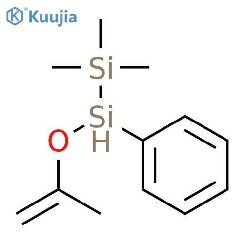 Disilane, 1,1,1-trimethyl-2-[(1-methylethenyl)oxy]-2-phenyl- structure
