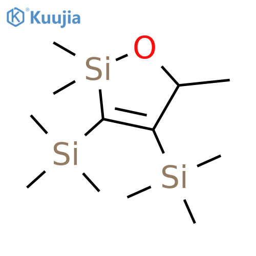 1-Oxa-2-silacyclopent-3-ene, 2,2,5-trimethyl-3,4-bis(trimethylsilyl)- structure