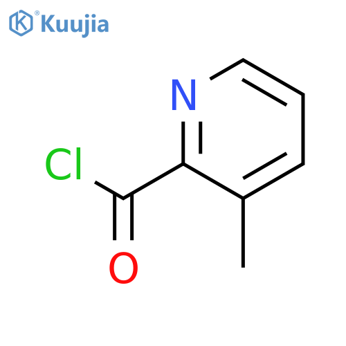 2-Pyridinecarbonylchloride, 3-methyl- structure