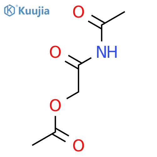 Acetamide, N-acetyl-2-(acetyloxy)- structure