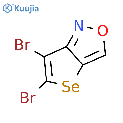 SELENOLO[3,2-C]ISOXAZOLE, 5,6-DIBROMO- structure