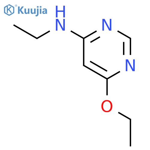 6-ethoxy-N-ethylpyrimidin-4-amine structure