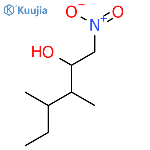 2-HEXANOL, 3,4-DIMETHYL-1-NITRO- structure