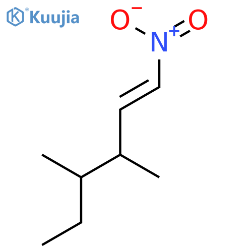 1-Hexene, 3,4-dimethyl-1-nitro- structure