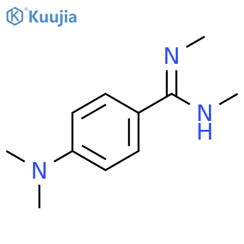 Benzenecarboximidamide, 4-(dimethylamino)-N,N'-dimethyl- structure