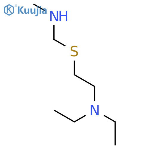 N,N-Diethyl-2-{[(methylamino)methyl]sulfanyl}ethan-1-amine structure