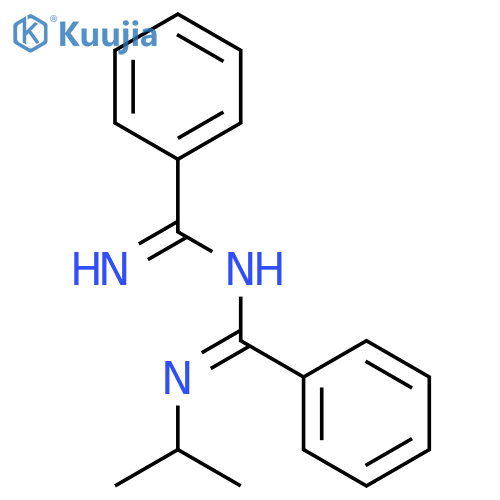 Benzenecarboximidamide, N'-(1-methylethyl)-N-(phenylcarbonimidoyl)- structure