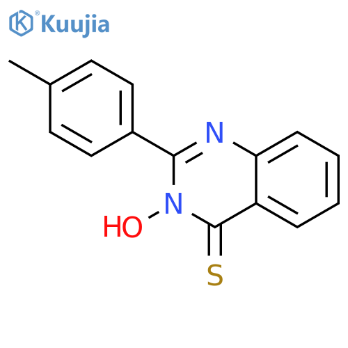 4(3H)-Quinazolinethione, 3-hydroxy-2-(4-methylphenyl)- structure
