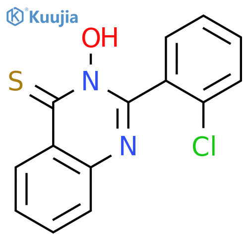 4(3H)-QUINAZOLINETHIONE, 2-(2-CHLOROPHENYL)-3-HYDROXY- structure
