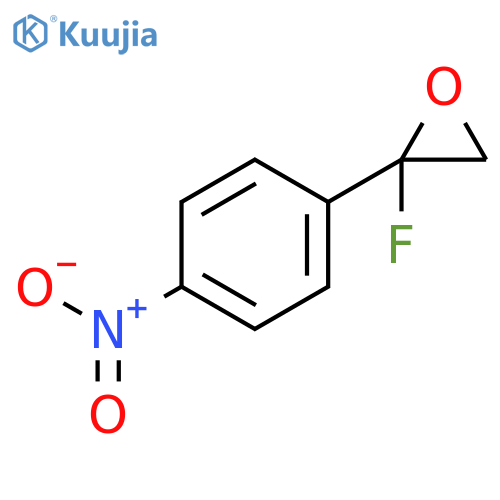 Oxirane, 2-fluoro-2-(4-nitrophenyl)- structure