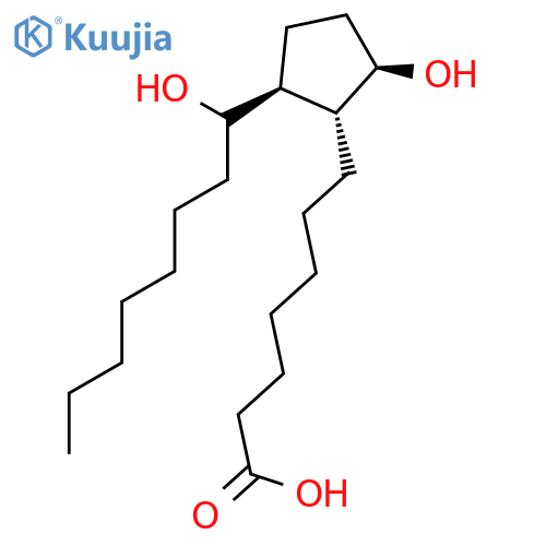 Prostan-1-oic acid, 9,13-dihydroxy-, (9b)- structure