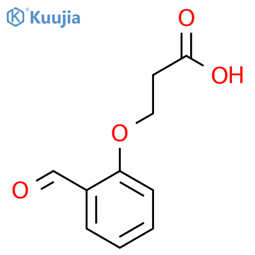 3-(2-formylphenoxy)propanoic acid structure
