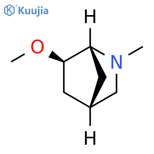 2-Azabicyclo[2.2.1]heptane, 6-methoxy-2-methyl-, (1R,4S,6R)-rel- structure