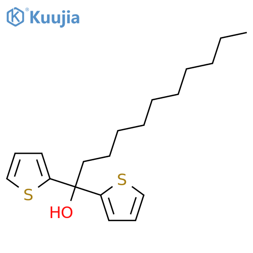 Undecyl, 11-hydroxy-11,11-di-2-thienyl- structure