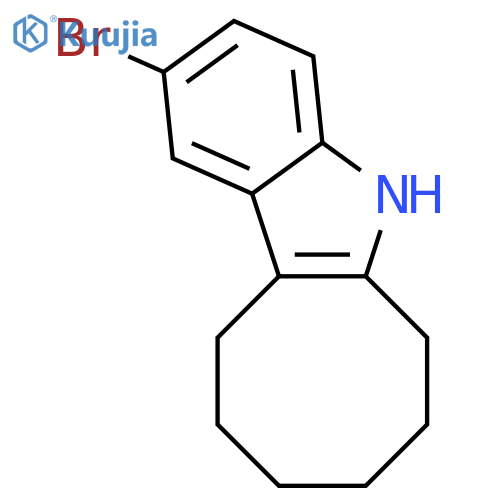 2-Bromo-5H,6H,7H,8H,9H,10H,11H-cyclooctabindole structure