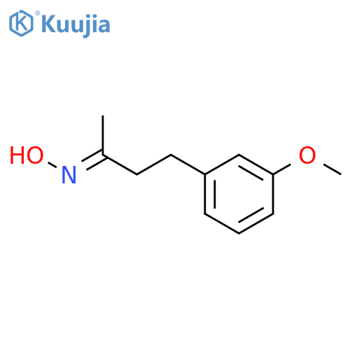 2-Butanone, 4-(3-methoxyphenyl)-, oxime, (2Z)- structure